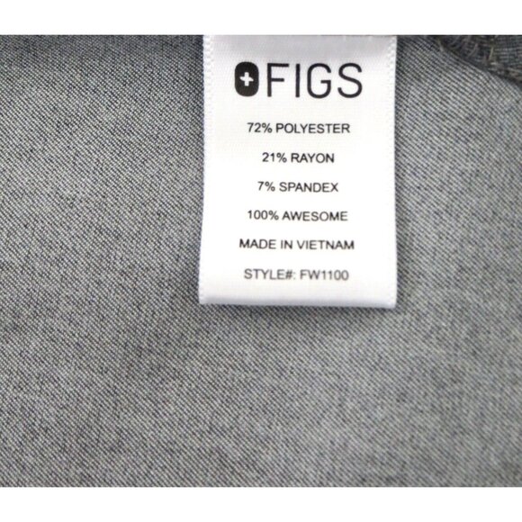 NEW! Figs Casma Three Pocket Scrub Top V Neck Graphite Gray SZ XXL - Picture 11 of 11